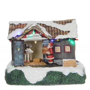 Deer Farm, Animated, Battery Operated, Adapter 1095288 Ready Deer Farm, Animated, Battery Operated, Adapter 1095288 Ready